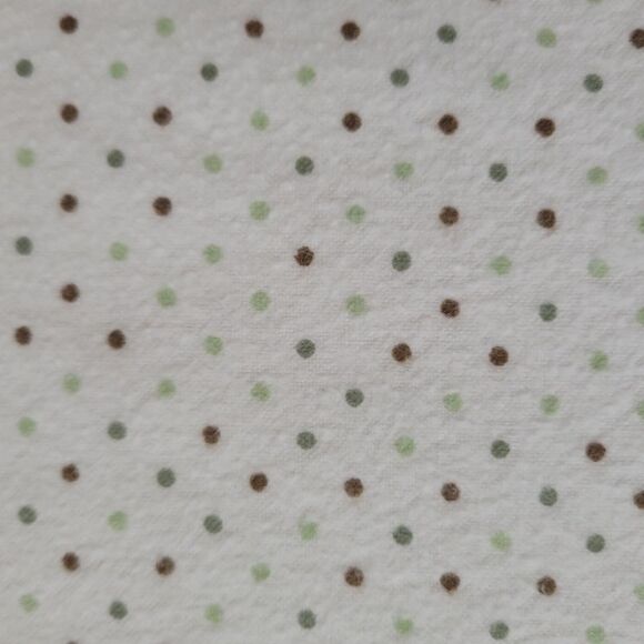 Bright Future Polka Dot Cotton Flannel Baby Receiving Blanket - Picture 3 of 7